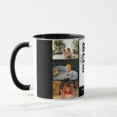 Mug Meilleur papa Jamais Moderne 6 Photo Collage (Gauche)