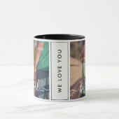Mug Meilleur Papa Jamais Moderne Simple Jouer Script P (Centre)