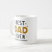 Mug Meilleur papa jamais personnalisé (Devant gauche)