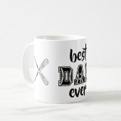 Mug Meilleur papa jamais personnalisé (Devant gauche)