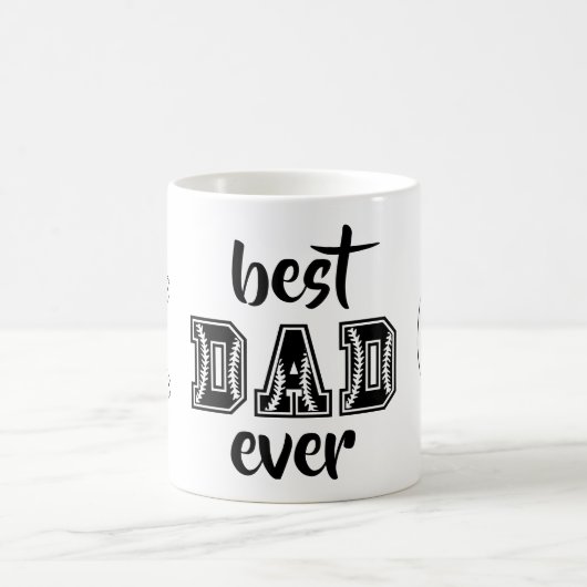 Mug Meilleur papa jamais personnalisé (Centre)