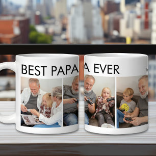 Mug Meilleur Papa Jamais Personnalisé Photo Familiale 