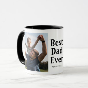 Mug Meilleur papa Jamais Photo Collage Fête des pères 
