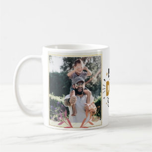 Mug Meilleur papa jamais, photo complète personnalisée