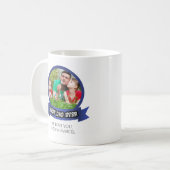 Mug Meilleur papa jamais photo Fête des pères moderne (Devant gauche)