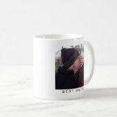 Mug Meilleur papa Jamais Photo Keepsaké personnalisé (Devant droit)