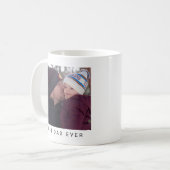 Mug Meilleur papa Jamais Photo Keepsaké personnalisé (Devant gauche)