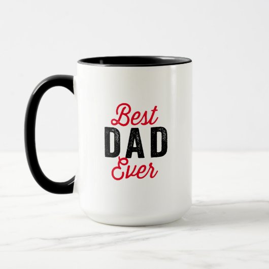 Mug Meilleur papa jamais photo moderne Fête des pères (Gauche)