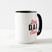 Mug Meilleur papa jamais photo moderne Fête des pères (Devant droit)