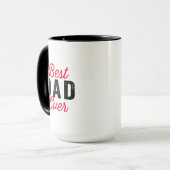 Mug Meilleur papa jamais photo moderne Fête des pères (Devant gauche)
