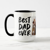 Mug Meilleur papa jamais photo moderne Fête des pères (Gauche)