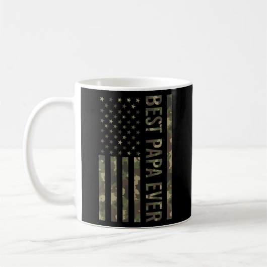 Mug Meilleur Papa Jamais Pour Fête des pères Drapeau A (Gauche)