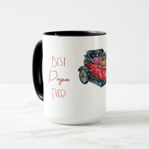 Mug Meilleur Papa jamais rétro convertible