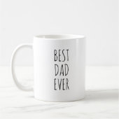 Mug Meilleur papa jamais simple Fabriqué moderne (Gauche)