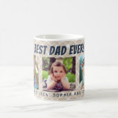 Mug Meilleur papa jamais | Trois photos prises (Centre)