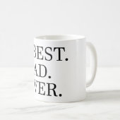 Mug Meilleur papa jamais vu (Devant droit)