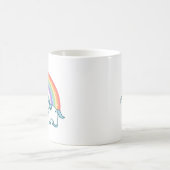 Mug Meilleur papa mignon de licorne jamais (Centre)