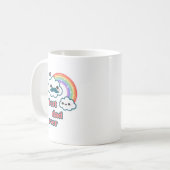 Mug Meilleur papa mignon de nuage (Devant gauche)