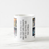 Mug Meilleur Papa Moderne Jamais | Collage de photos (Centre)