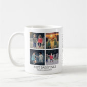 Mug Meilleur Papa Moderne Jamais | Collage de photos (Gauche)