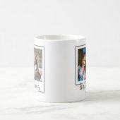 Mug Meilleur Papa Moderne Photo Script (Centre)
