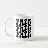 Mug Meilleur Papa - Papa Bold Fête des pères Noir Et B (Gauche)