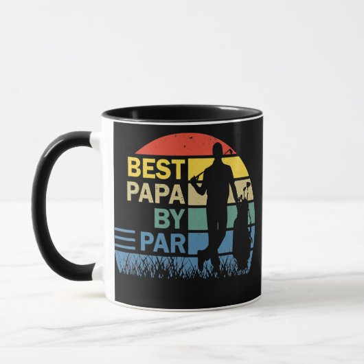 Mug Meilleur papa par Fathers Day papa papa popa (Gauche)