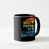 Mug Meilleur papa par Fathers Day papa papa popa (Devant droit)
