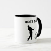 Mug Meilleur Papa Par Fête des pères Golf Papa Golfer  (Devant droit)