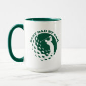 Mug Meilleur Papa Par Modern Golf Golfing (Gauche)