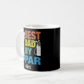 Mug Meilleur Papa Par Par Par Nom Personnalisé Fête de (Devant gauche)