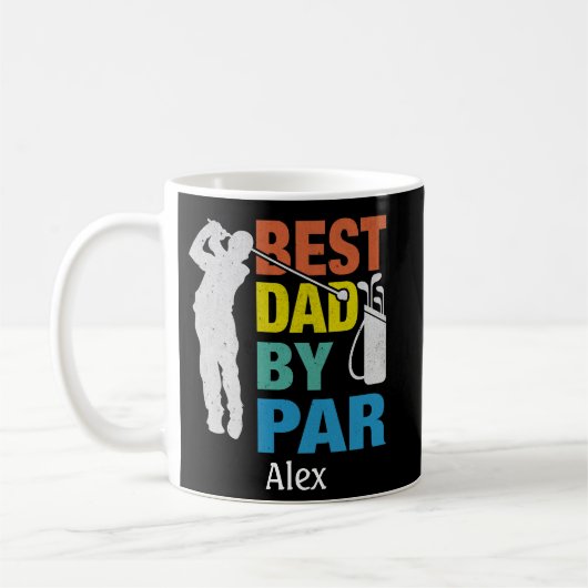 Mug Meilleur Papa Par Par Par Nom Personnalisé Fête de (Gauche)