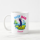 Mug Meilleur papa par rapport | Golf Lover Fête des pè (Gauche)