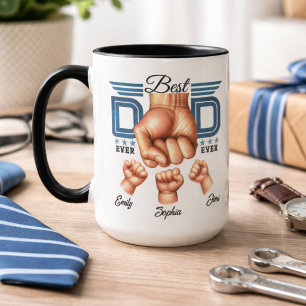 Mug Meilleur Papa Personnalisé   Fête des Pères Person