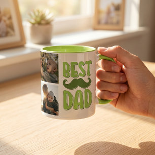 Mug Meilleur Papa Photo Personnalisée Cadeau de Fête d