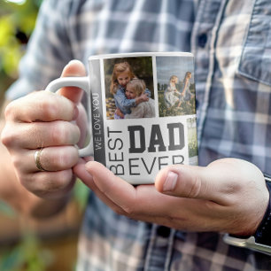 Mug Meilleur papa photos personnalisées