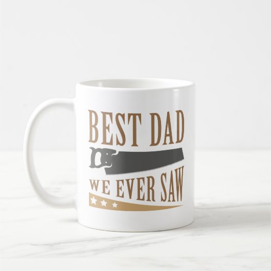 Mug Meilleur papa que nous ayons jamais vu (Gauche)
