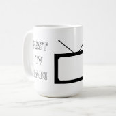 Mug Meilleur papa télé ! (Devant gauche)