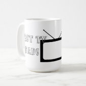 Mug Meilleur papa télé ! (Devant gauche)