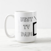 Mug Meilleur papa télé ! (Gauche)