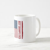Mug Meilleur Papi de tous les temps Conception vectori (Devant droit)