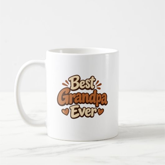 Mug Meilleur Papi du Monde Cadeau (Gauche)