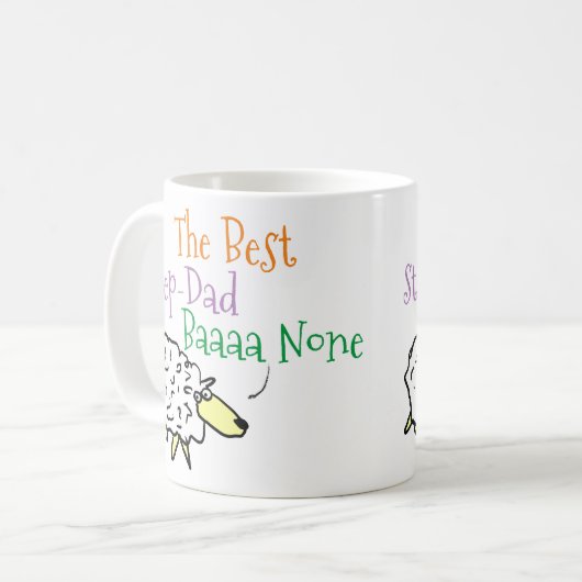 Mug Meilleur pas papa cadeau (Devant gauche)
