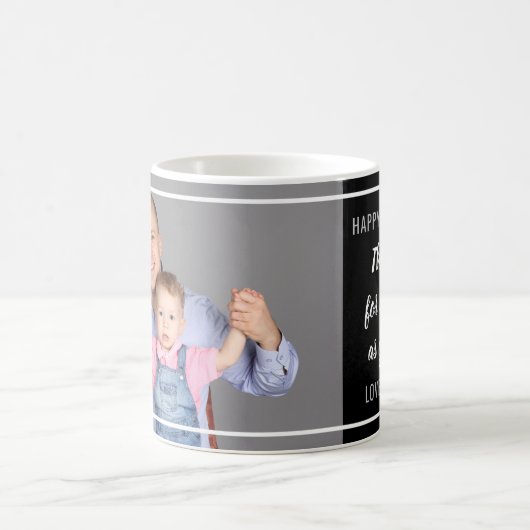 Mug Meilleur pas papa Fête des pères heureuse Photo (Centre)