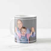 Mug Meilleur pas papa Fête des pères heureuse Photo Bo (Devant gauche)