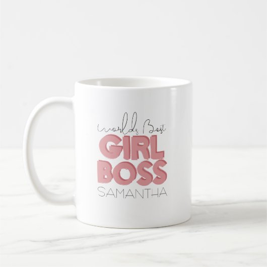 Mug Meilleur Patron de Fille Monde (Gauche)