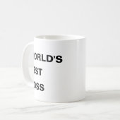 Mug Meilleur patron du monde (Devant gauche)