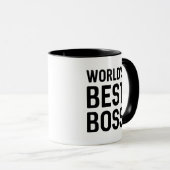Mug Meilleur patron du monde (Devant droit)