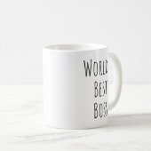 Mug Meilleur patron du monde (Devant droit)