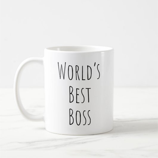 Mug Meilleur patron du monde (Gauche)
